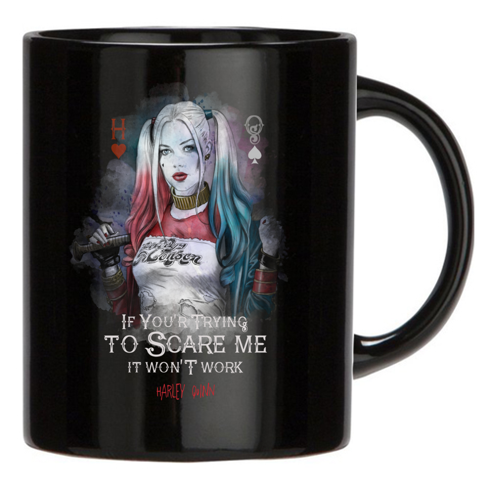 Tazza Nera T-SHIRT WOMAN HARLEY QUINN B