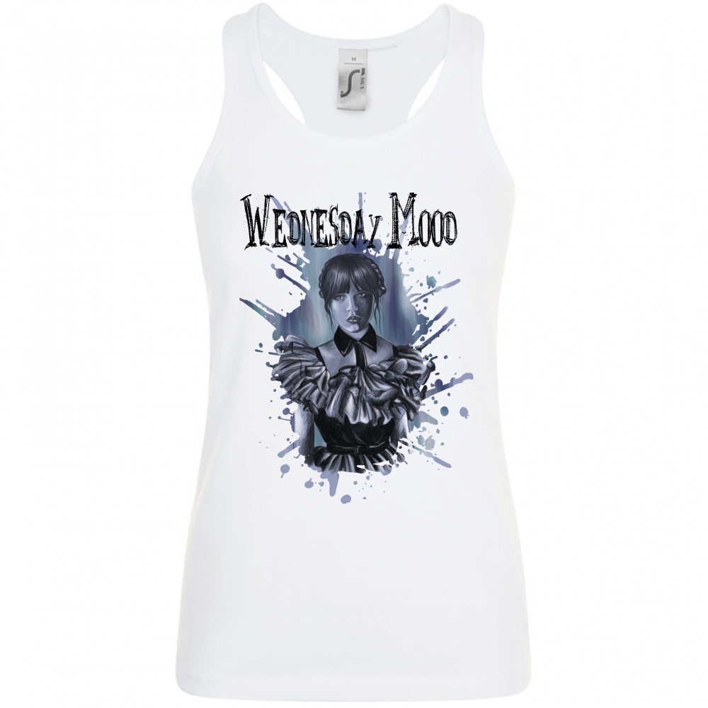 Canotta Donna T-SHIRT WOMAN WEDNESDAY MOOD