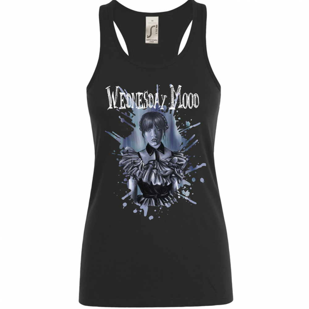 Canotta Donna T-SHIRT WOMAN WEDNESDAY MOOD B