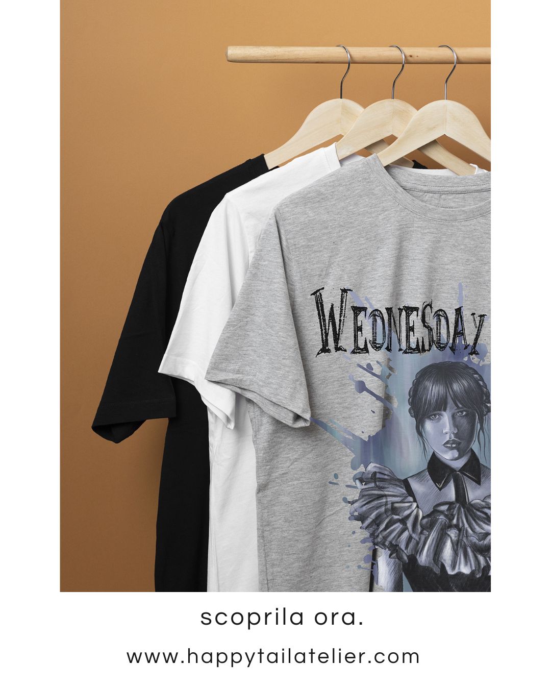 T-Shirt Donna T-SHIRT WOMAN WEDNESDAY MOOD